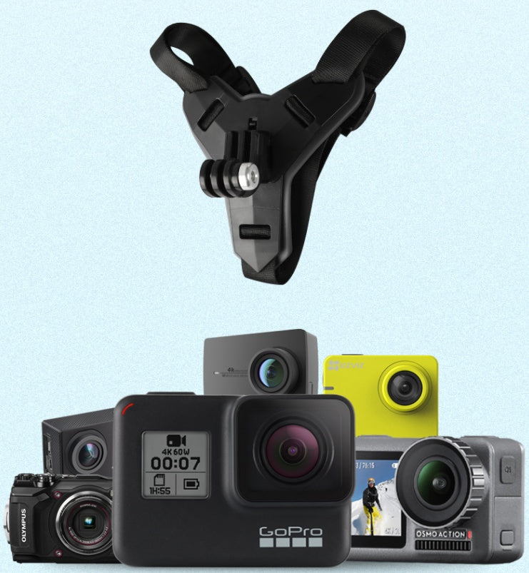 Action Cam Helmet Chin Mount — Built to Take a Hit