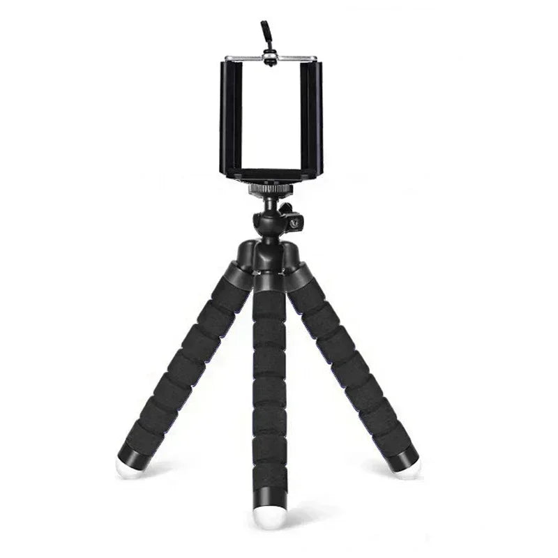Tripods Tripod For Phone Mobile Camera Holder Clip Smartphone Monopod Tripe Stand Sponge Octopus Mini Tripod Stativ For Phone