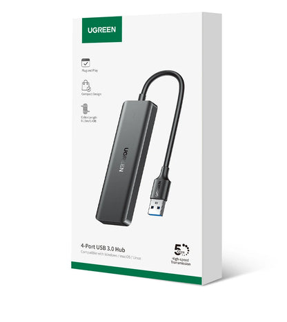 UGREEN USB 3.0 HUB 4 Ports USB-C HUB Slim for Mouse Keyboard Compatible with MacBook Pro Air Laptop Desktop PC Xbox PS5 Splitter