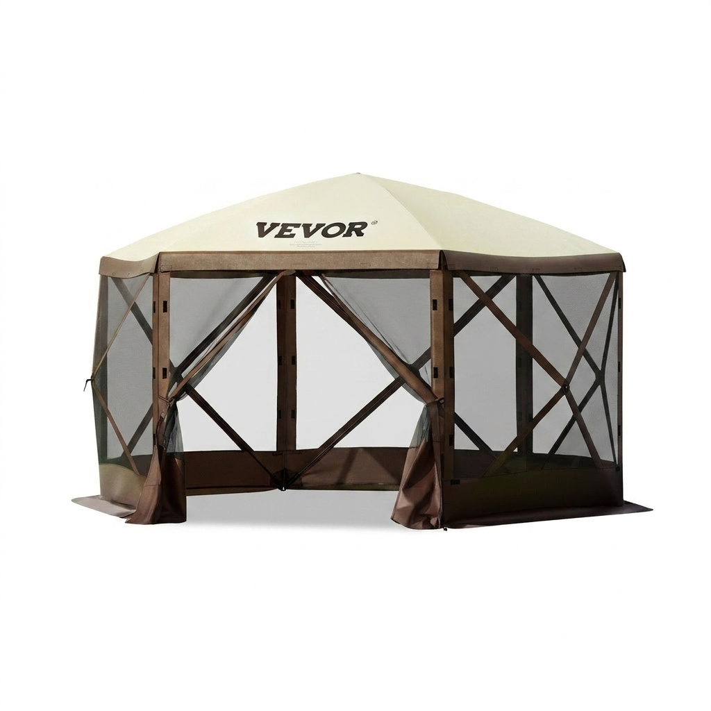8-Person Pop-Up Gazebo Screen Tent