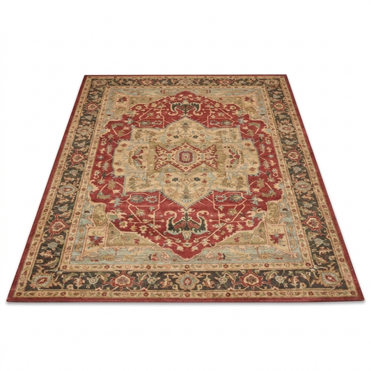 Bohemian Area Rug, Non-Slip, Persian Style