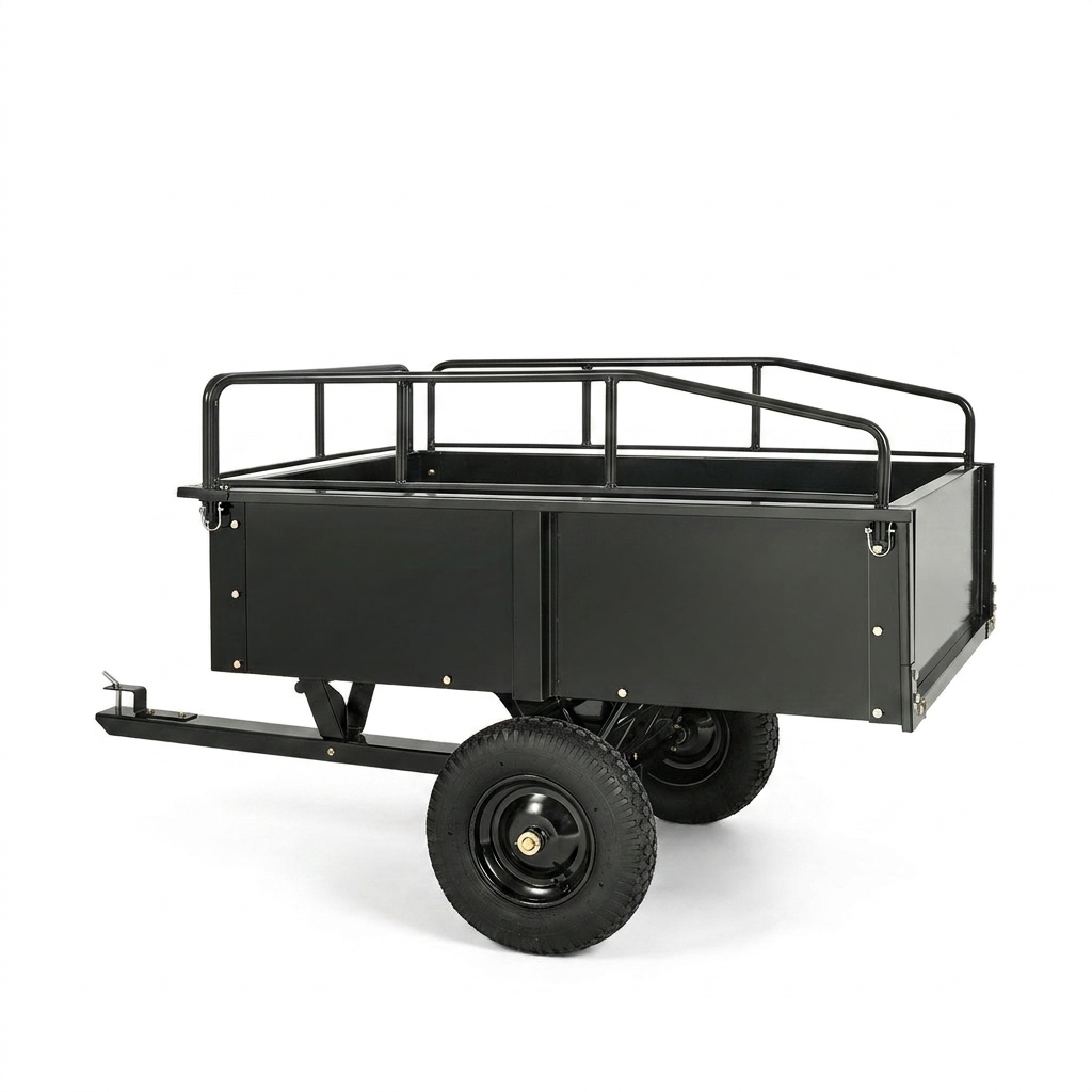 ATV Dump Cart Trailer, 750 lb, 15 cu ft