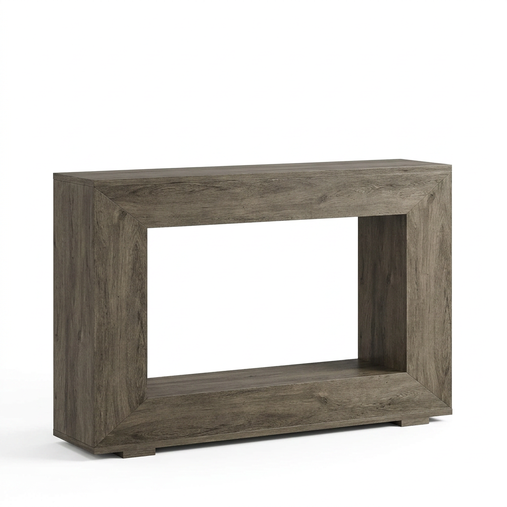 Farmhouse Console Table with Storage, Long
