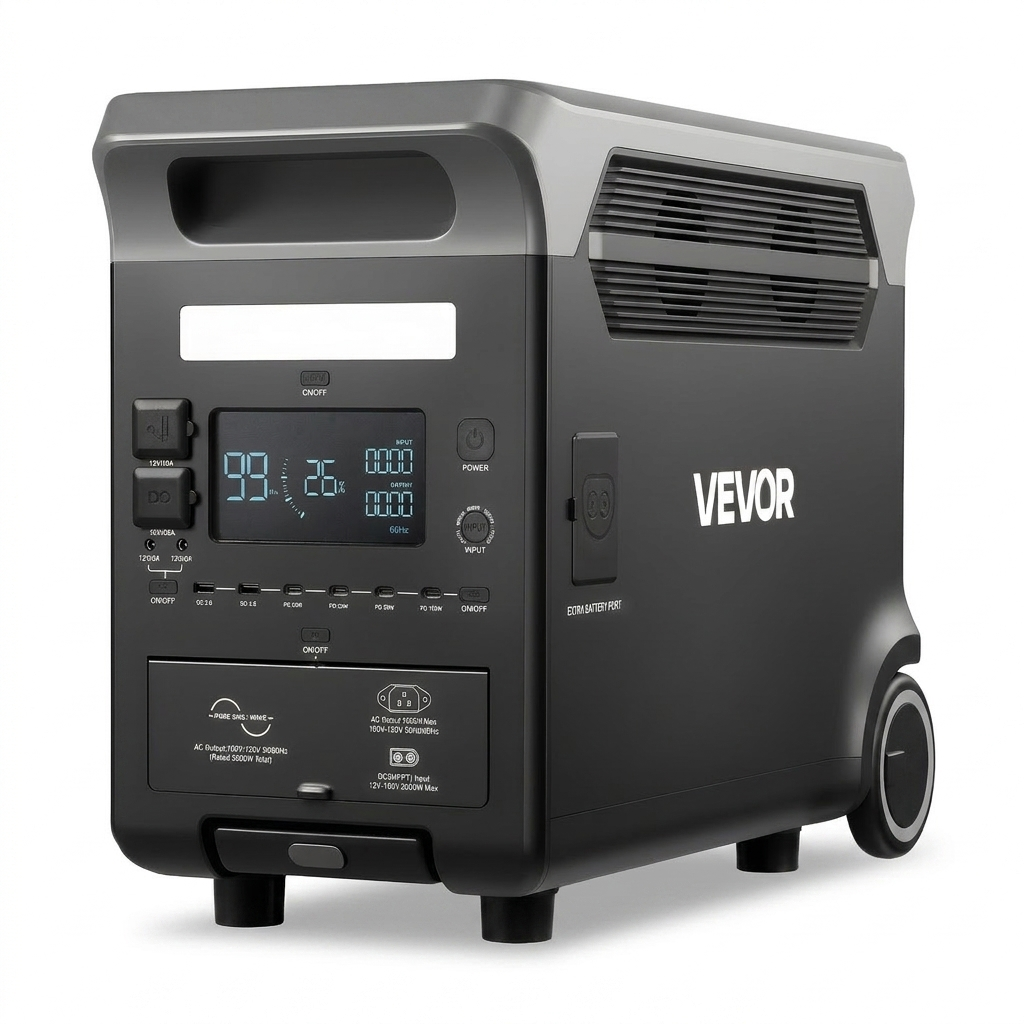 3600W Portable Power Station, 3840Wh LiFePO4