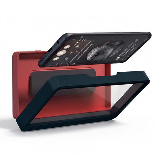 Waterproof Wall-Mount Phone Holder, Anti-Fog